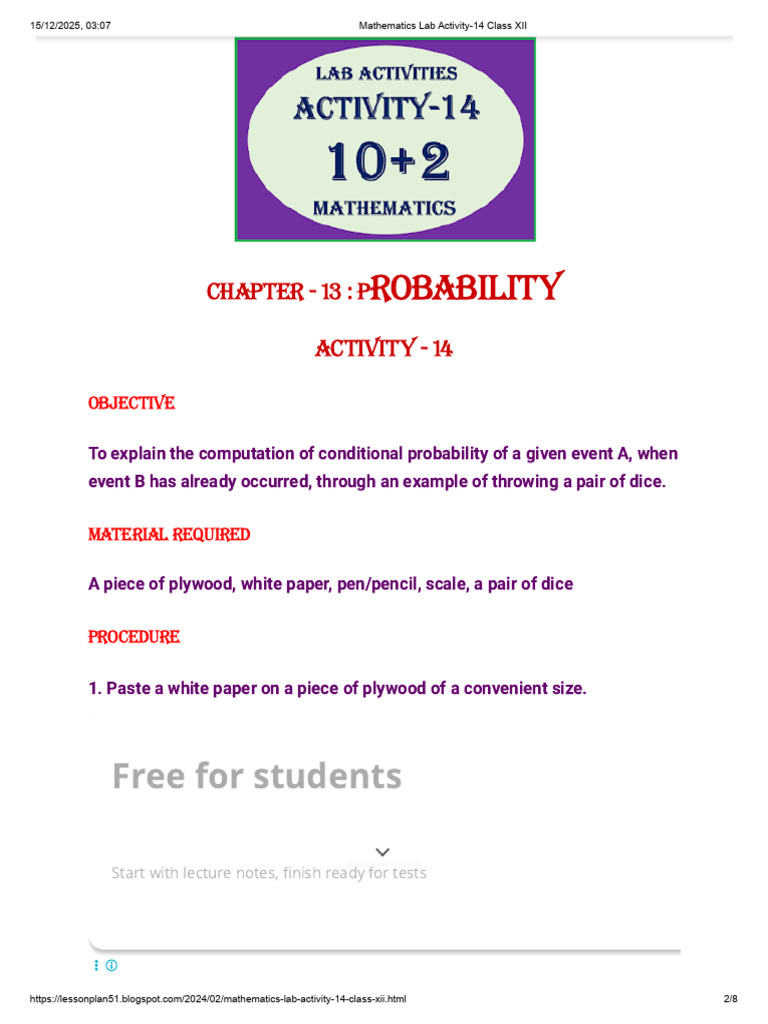 Activity Maths 9 | PDF | Probability | Mathematics