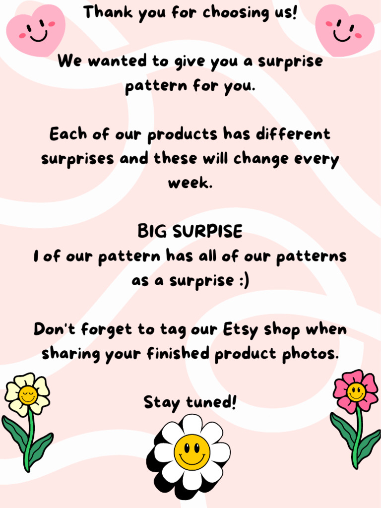 Weekly Surprise Patterns from Our Shop | PDF