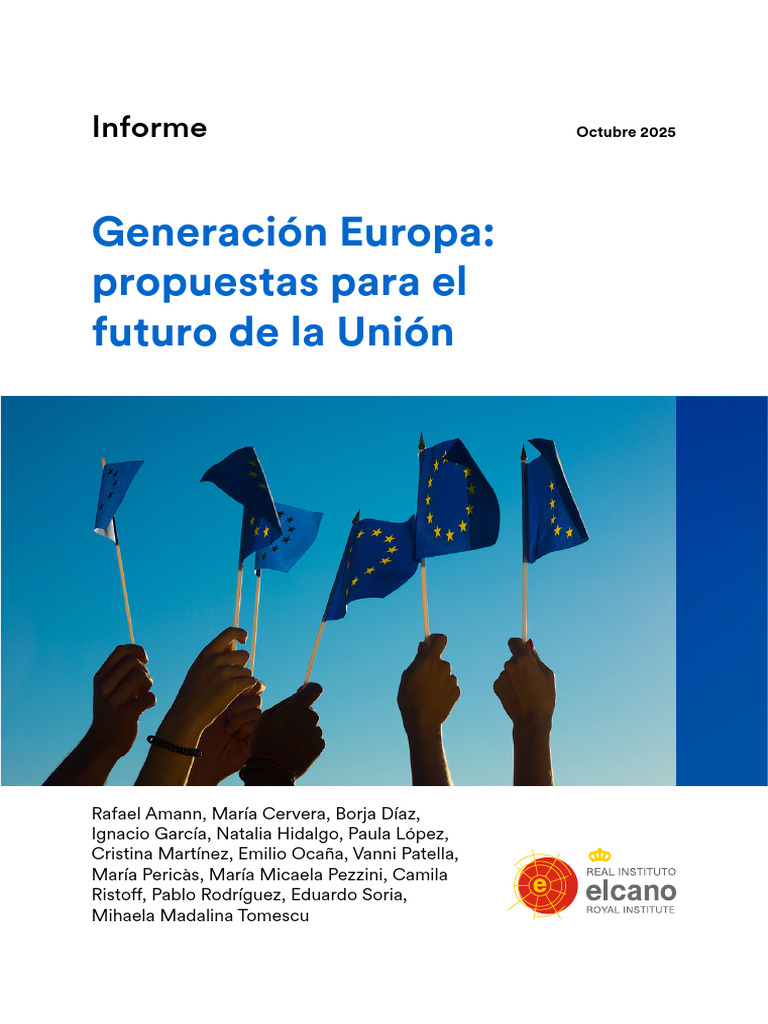 2025 Generacion Europa Propuestas para El Futuro de La Union | PDF ...