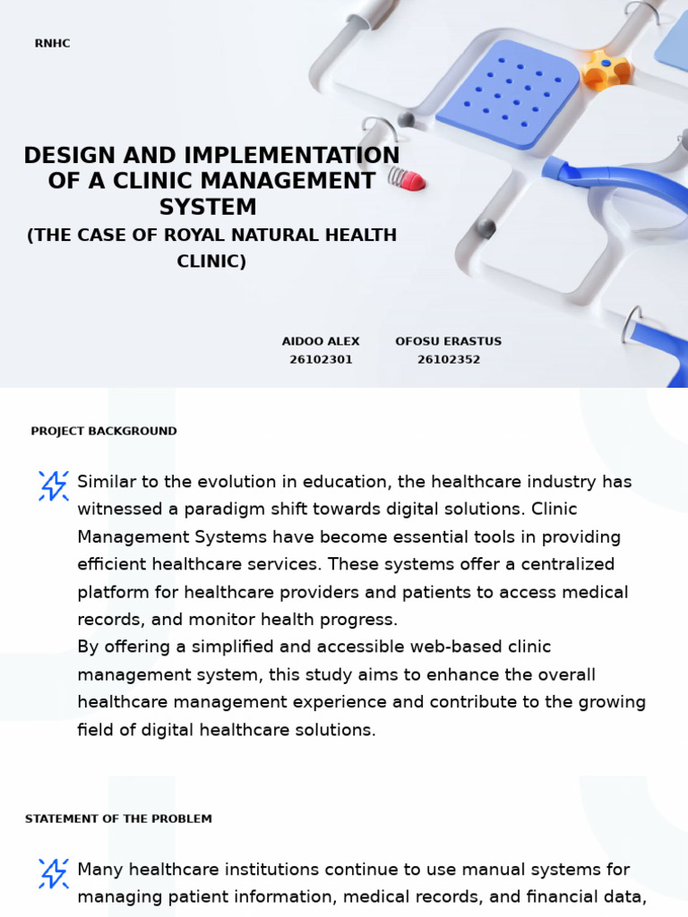 Clinic Management System Implementation | PDF | System | Agile Software ...
