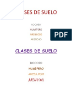 Clases de Suelo