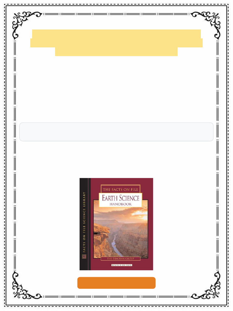 The Facts On File Earth Science Handbook 2 Revised Edition The Diagram ...