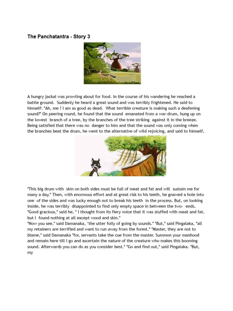The Panchatantra - Story 3 | PDF