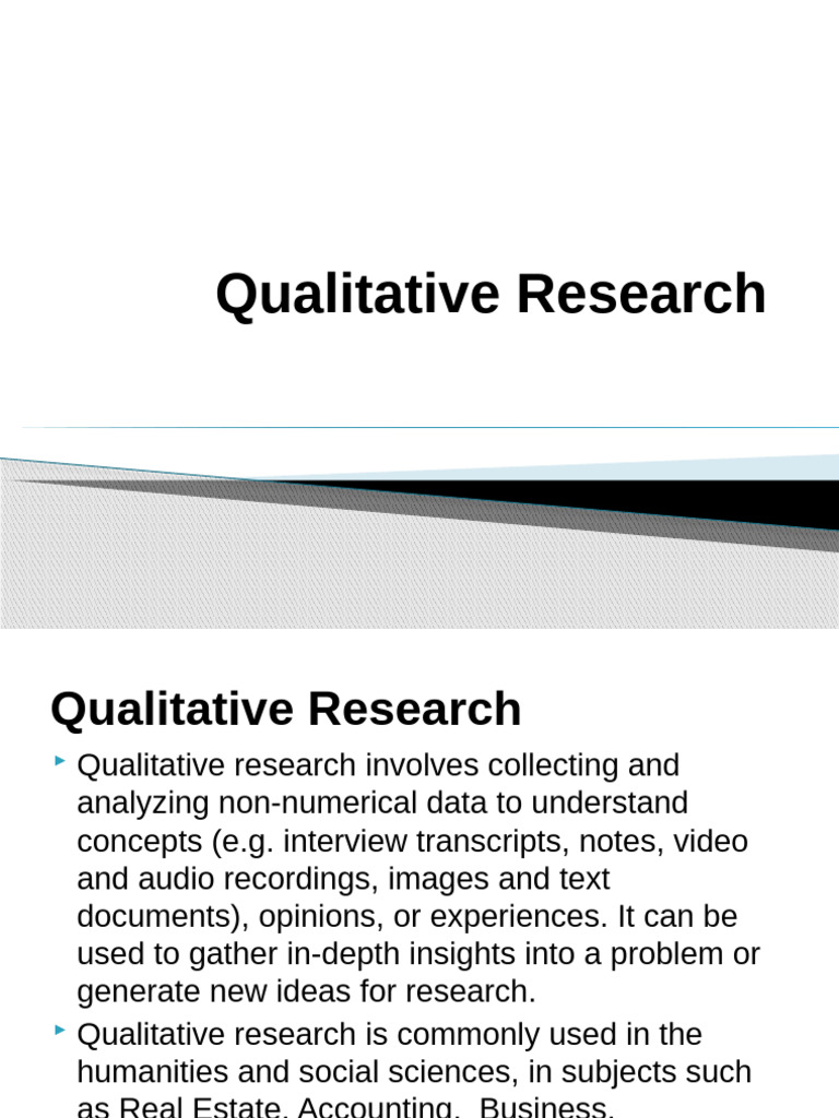 Understanding Qualitative Research Methods | PDF | Qualitative Research ...