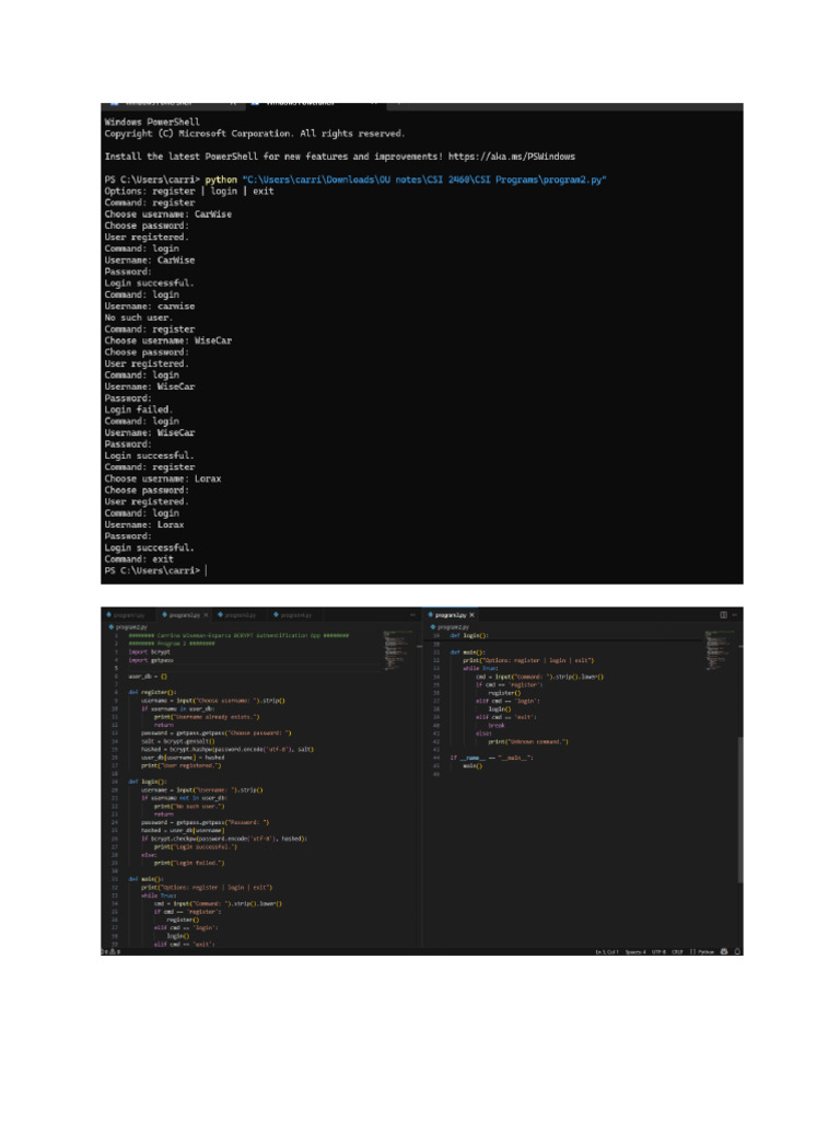 Bcrypt-Based User Authentication Guide | PDF | Password | Secure ...