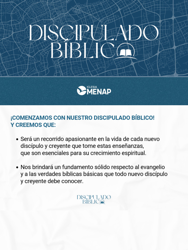 Discipulado Bíblico: Crecimiento Espiritual | PDF | Cristo (título) | Jesús
