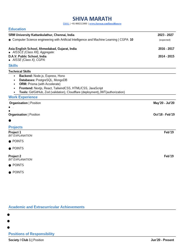 Computer Science Student Profile | PDF