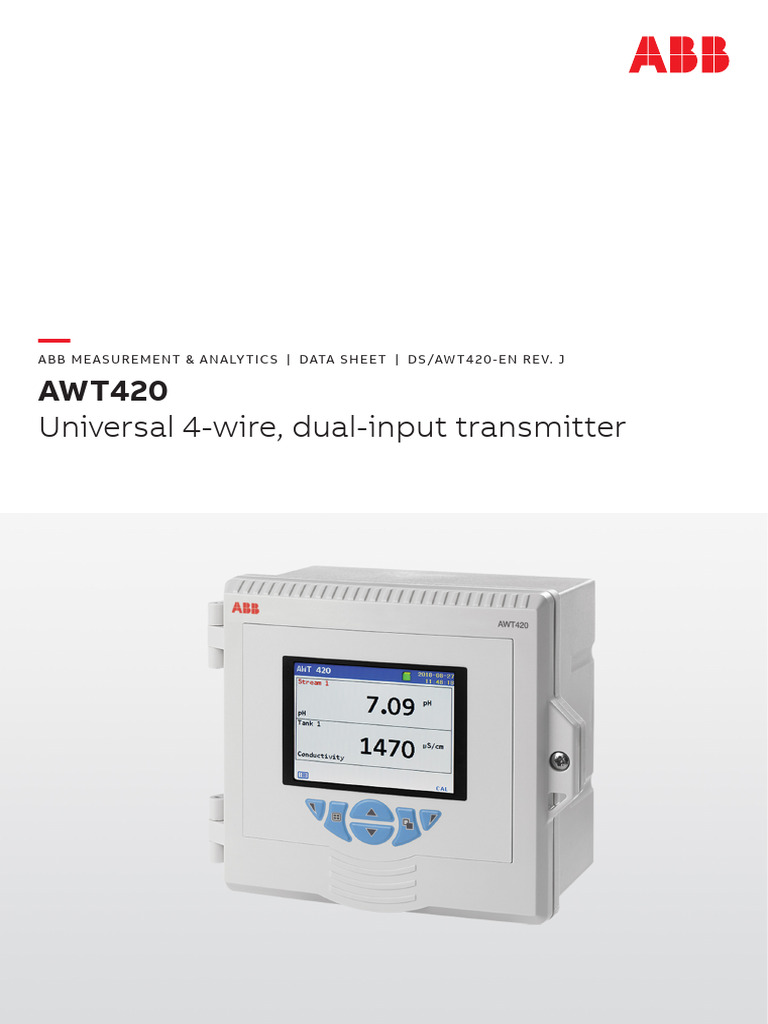 DS_AWT420-EN__J | PDF | Liquid Crystal Display | Sensor