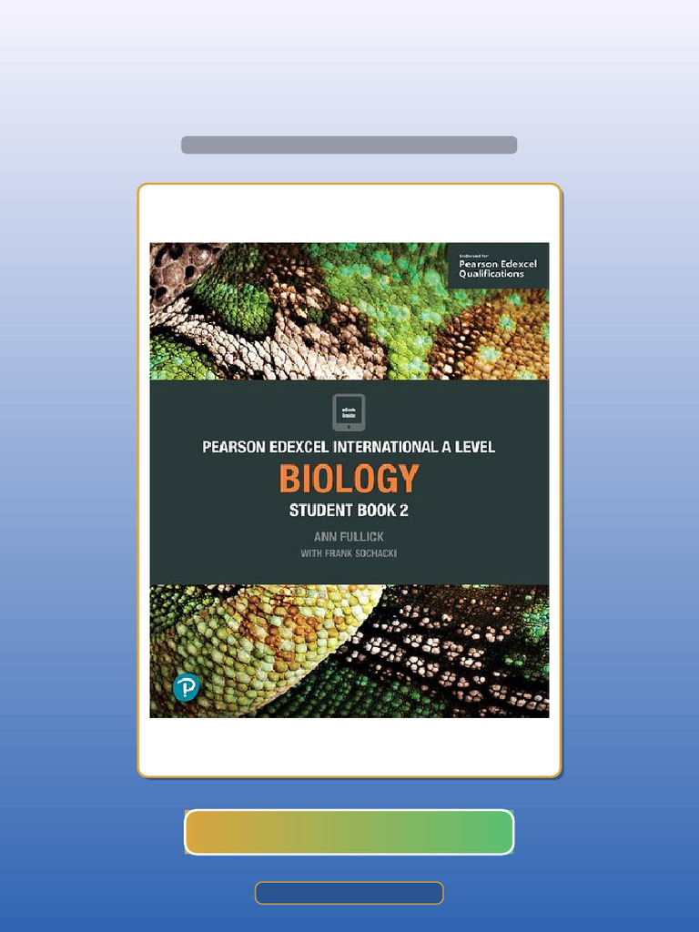 Pearson Edexcel International A Level Biology Student Book 2 1st ...