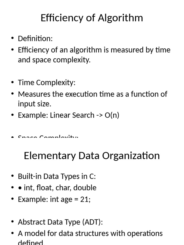 Data Structures Notes Descriptive | PDF