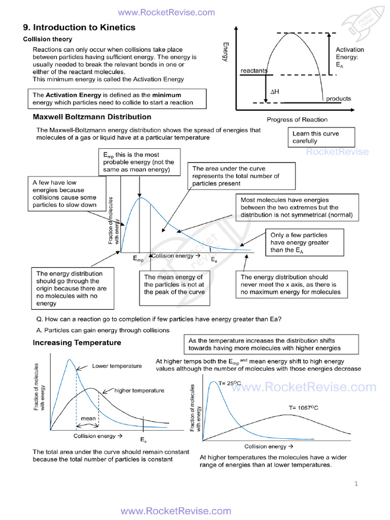 9 Introduction To Kinetics and Equilibria | PDF