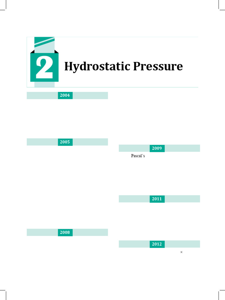 Pressure Measurement Concepts and Calculations | PDF | Pressure ...