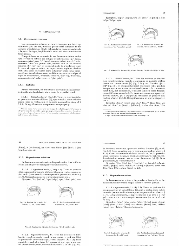 Quilis 2010 B Consonantes 1 | PDF