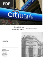 CitiBank Project-Ruby Falcon