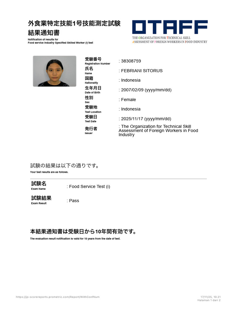 Prometric - Report View-12 | PDF
