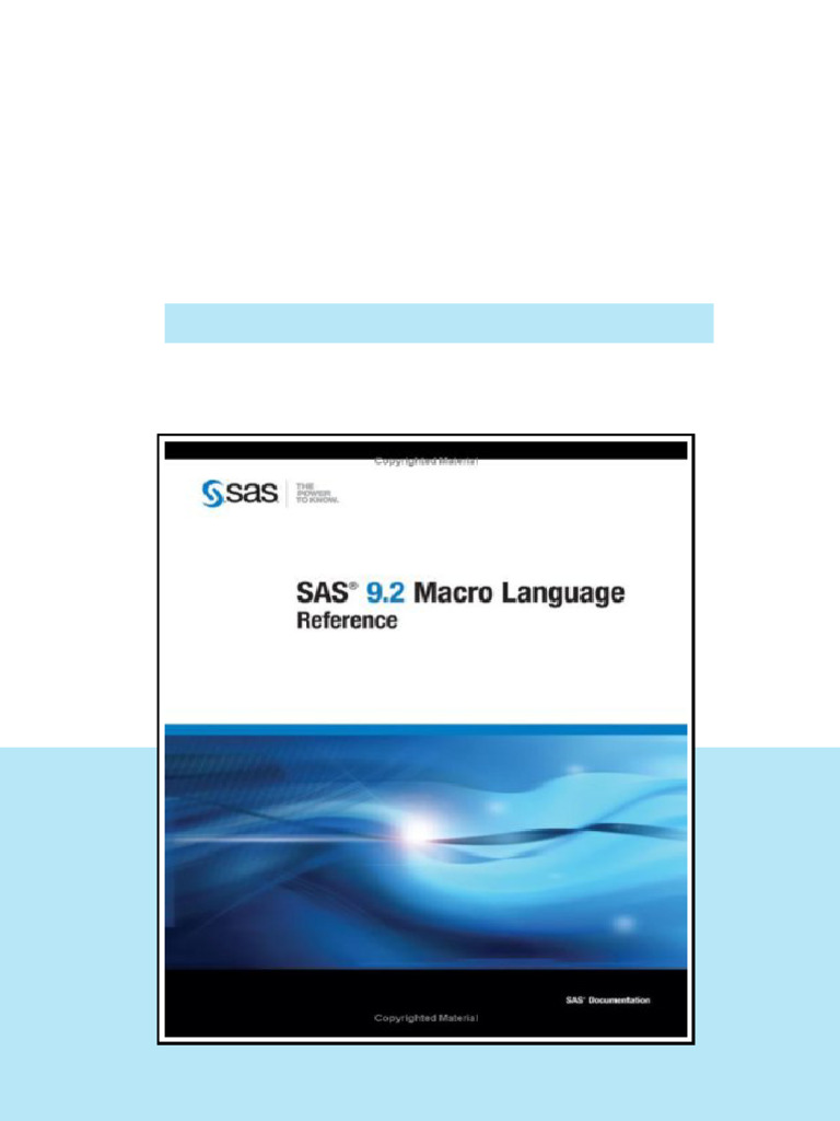 Sas 92 Macro Language Reference 1st Edition Sas Publishing available ...