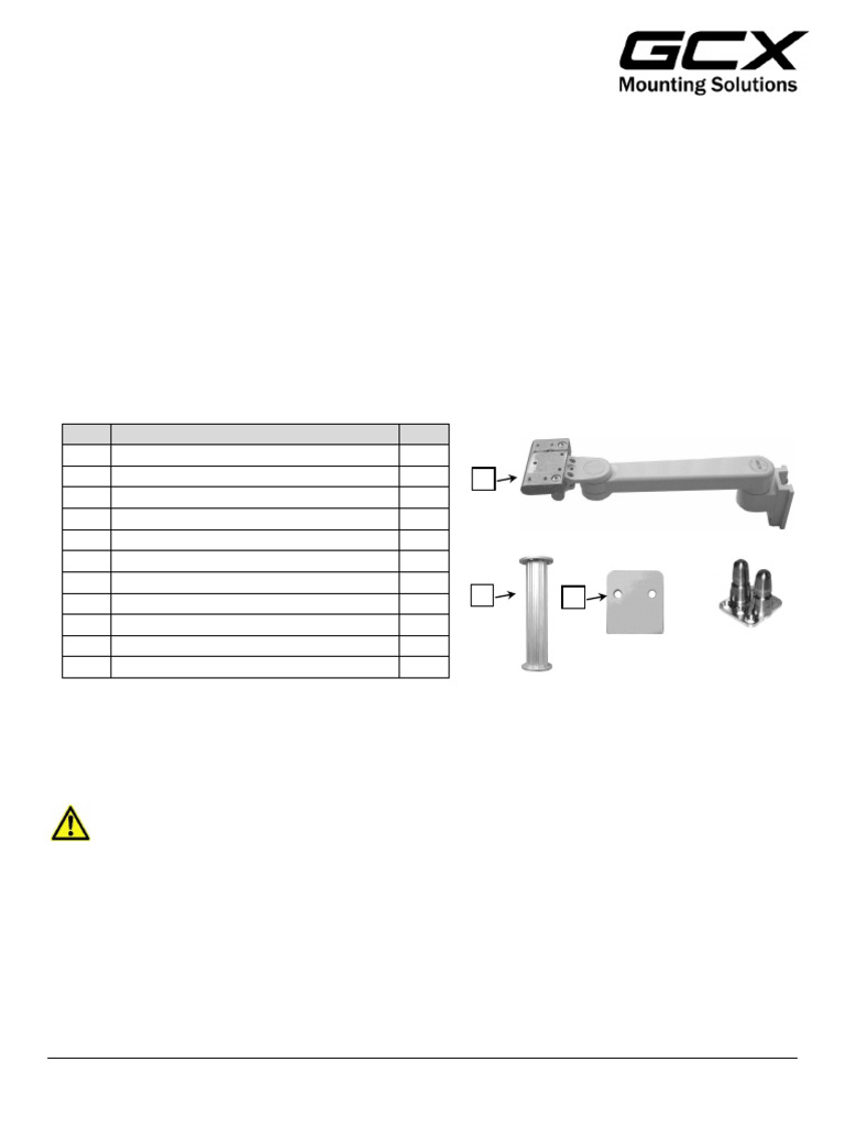 Philips M-Series Arm Installation Guide | PDF | Screw