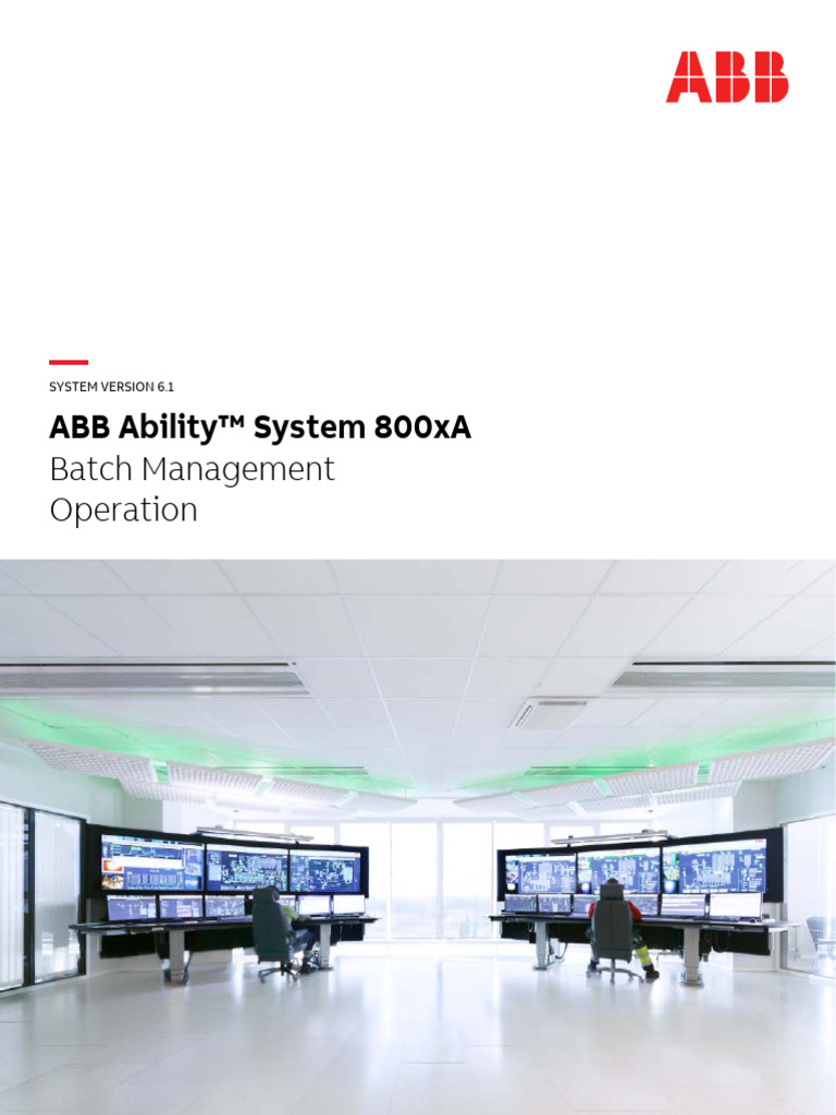 3BUA000145-610 B en System 800xa 6.1 Batch Management - Operation | PDF ...