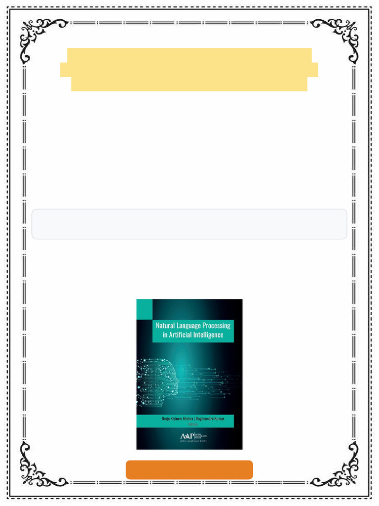 Natural Language Processing in Artificial Intelligence 1st Edition ...