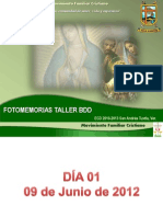 Fotomemorias y Evaluacion Taller BDD