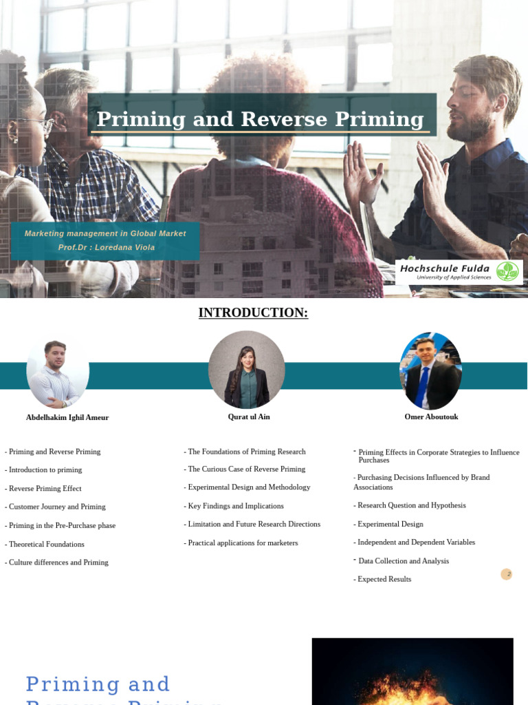 Priming Effects in Consumer Marketing | PDF | Priming (Psychology) | Brand