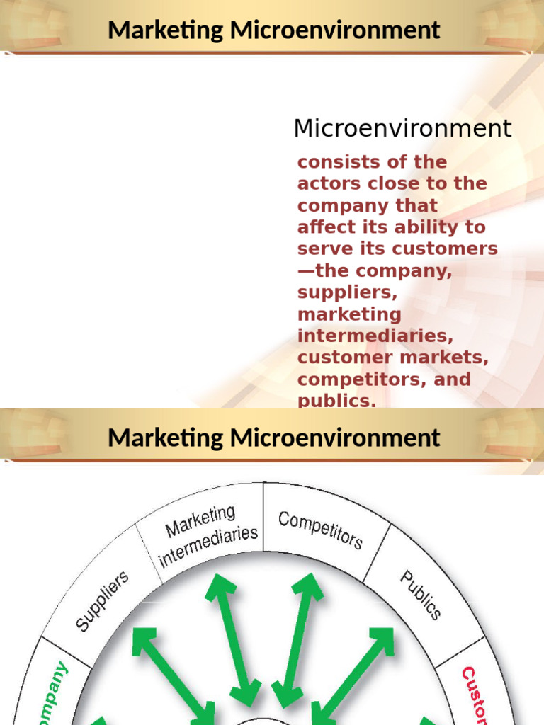 Understanding Marketing Microenvironment | PDF