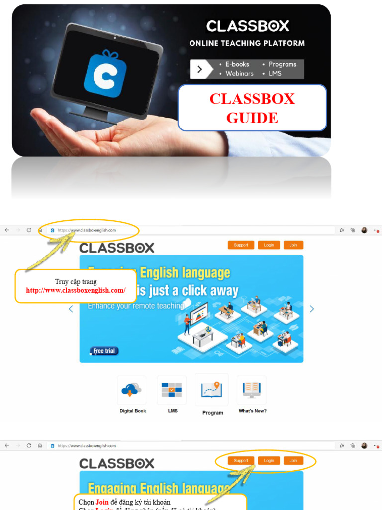 Classbox User Guide - bản Tiếng Việt | PDF