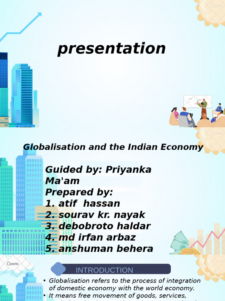 Globalization and the Indian Economy | PDF | Multinational Corporation ...