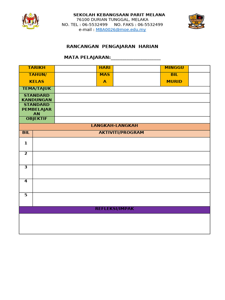 Format RPH | PDF