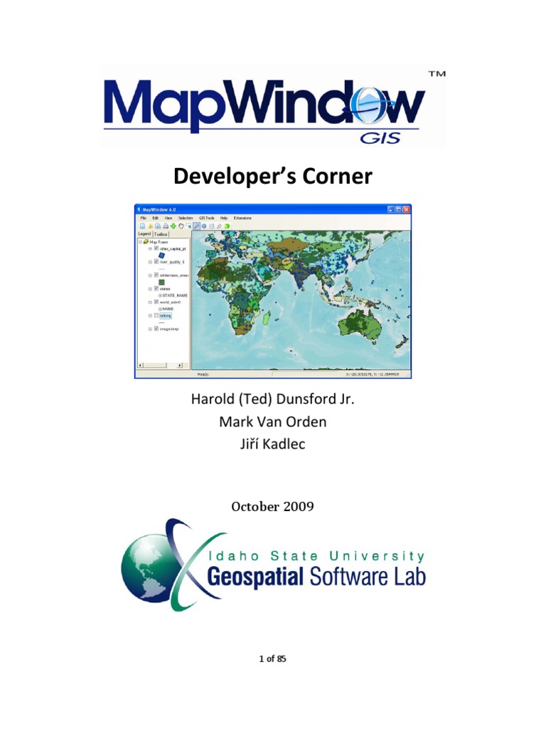 Developer S Corner DotSpatial | PDF | Method (Computer Programming ...