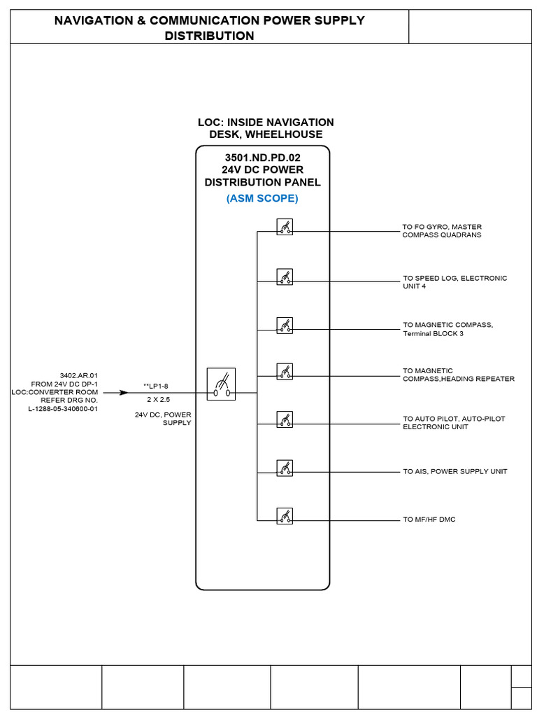 Nav & Comm Power Supply Distribution-10 | PDF | Navigation