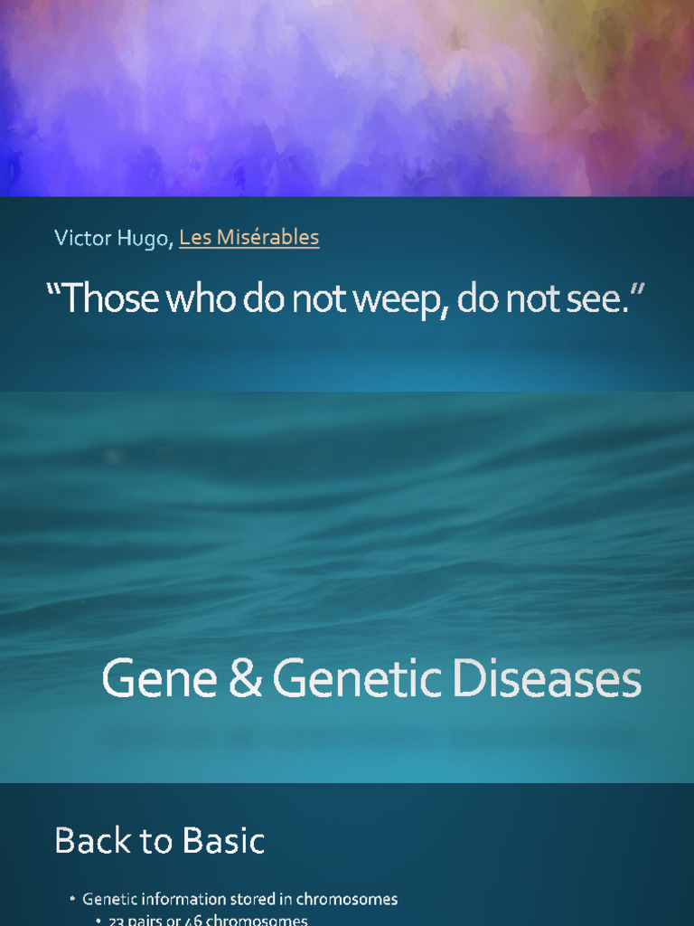 Understanding Genetic Disorders and Expression | PDF