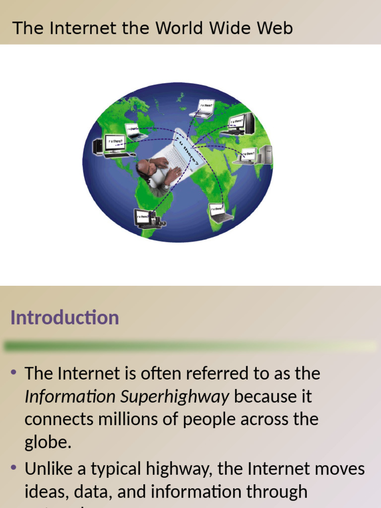 Overview of the Internet and Web | PDF | World Wide Web | Internet & Web