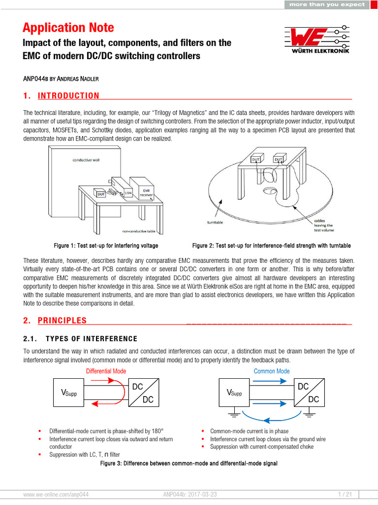 EMC Design for DC/DC Converters | PDF | Capacitor | Electronic Filter