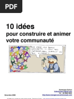 Download 10 ides pour construire et animer votre communaut by Dominique SN9664866 doc pdf