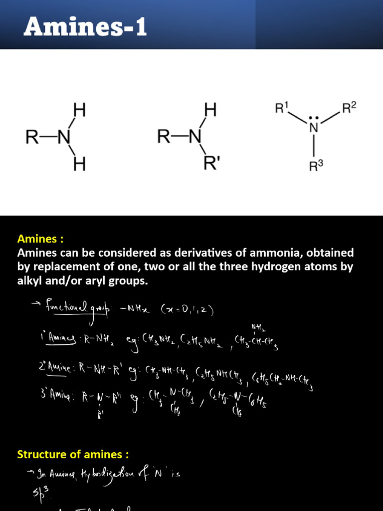 Amines 1 | PDF