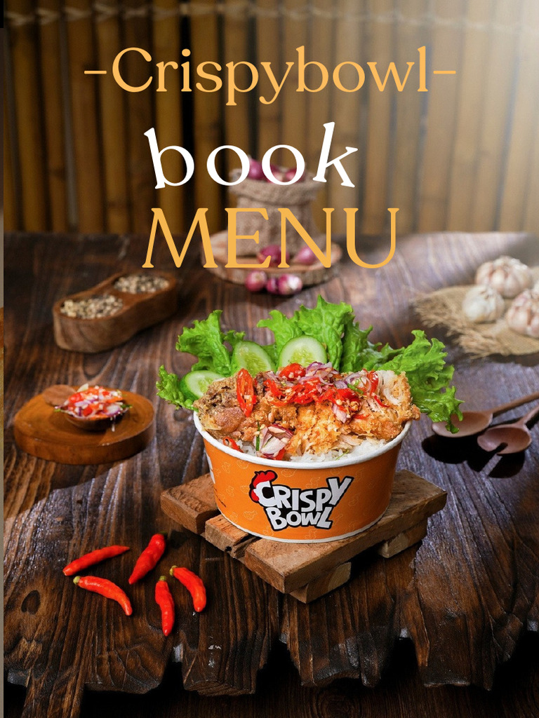 Crispy Chicken Rice Bowl Menu Options | PDF | Southeast Asian Cuisine ...
