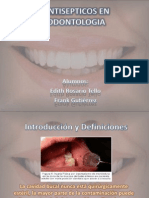 Antisepticos en Odontologia