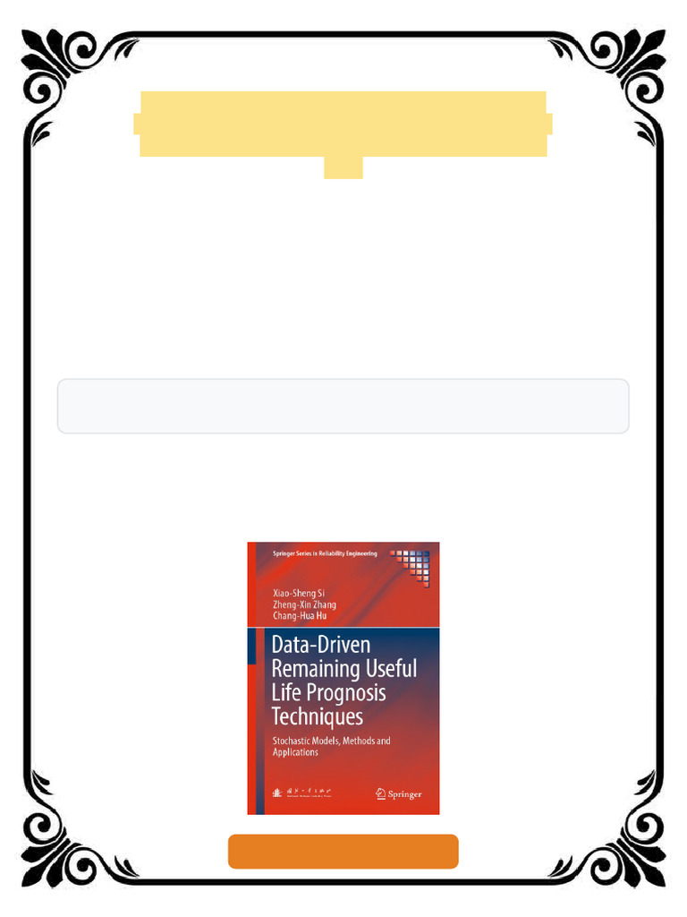 Data Driven Remaining Useful Life Prognosis Techniques Stochastic ...