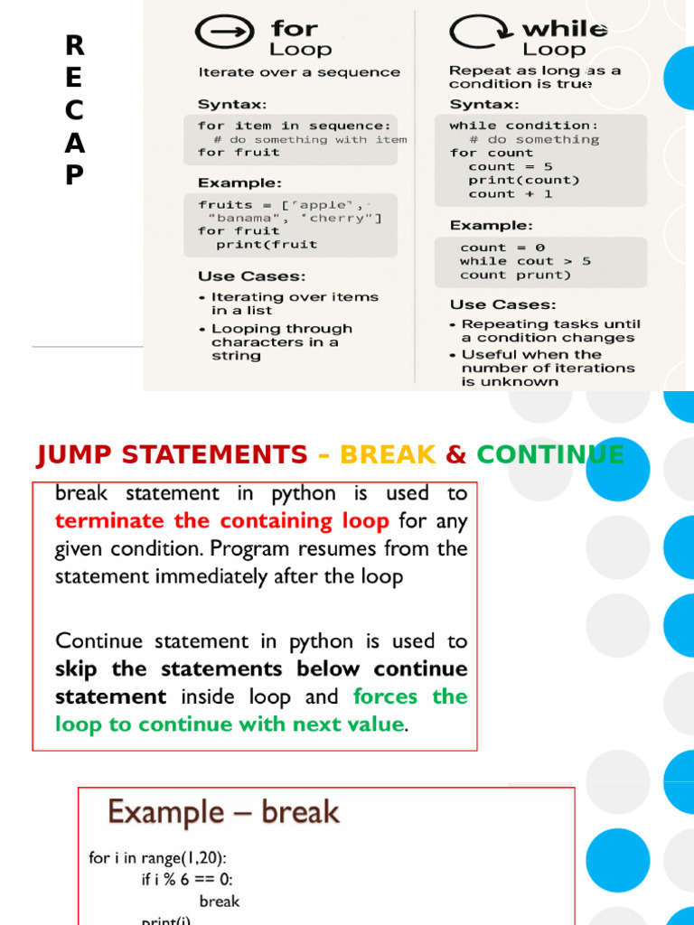Loop - Jump & Nested | PDF