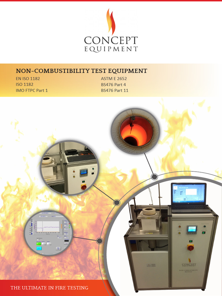 Non-Combustibility Test Apparatus | PDF | Thermocouple | Mechanical ...