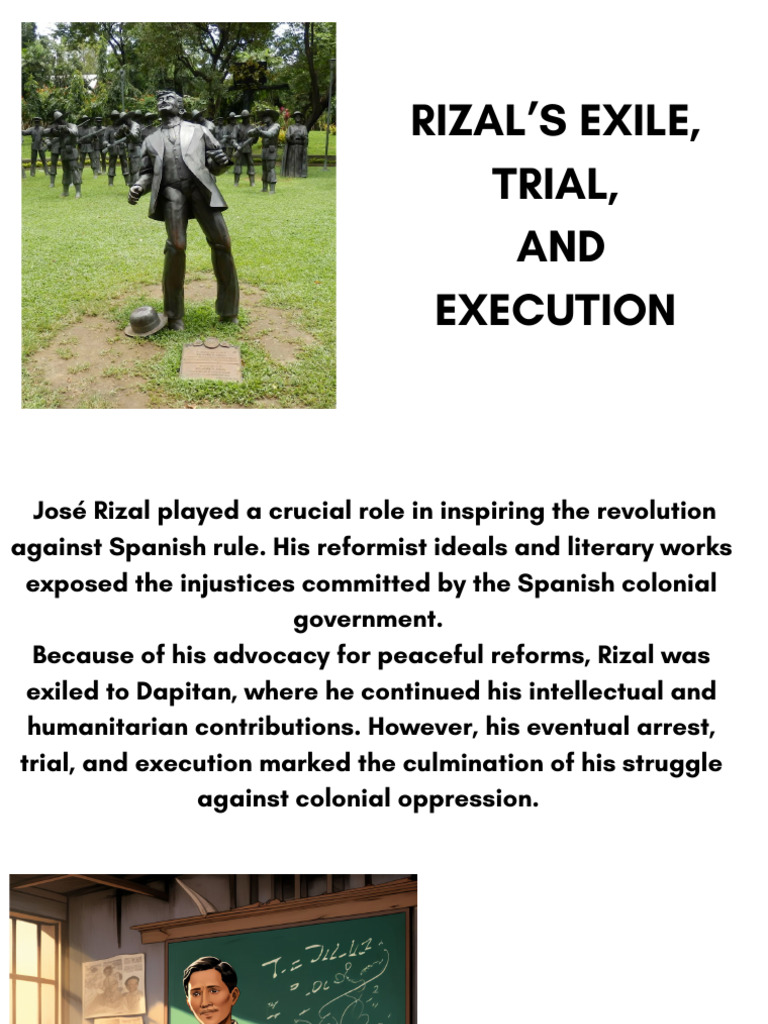 Rizal's Exile, Trial, and Execution | PDF | Nationalism