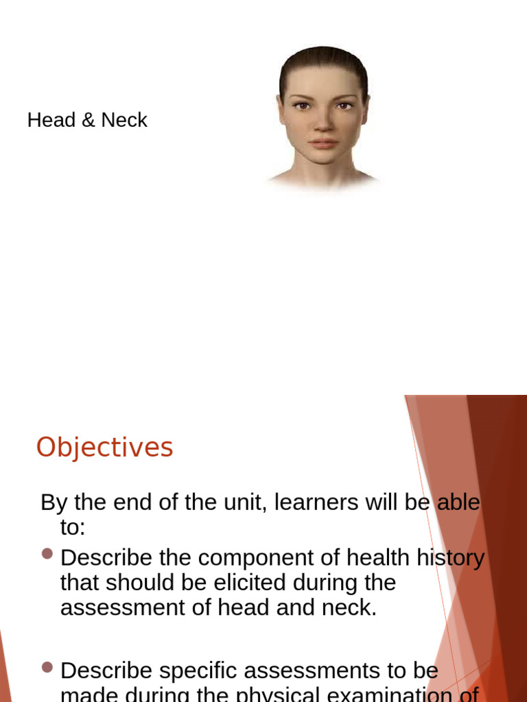 Head and Neck Assessment Guide | PDF