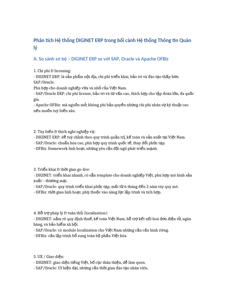 DIGINET ERP Report Redesigned | PDF