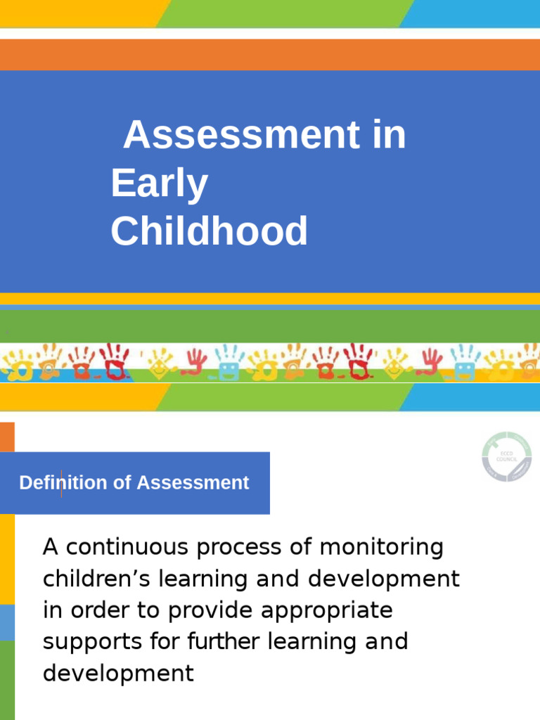 Early Childhood Assessment Guide | PDF | Educational Assessment | Cognition