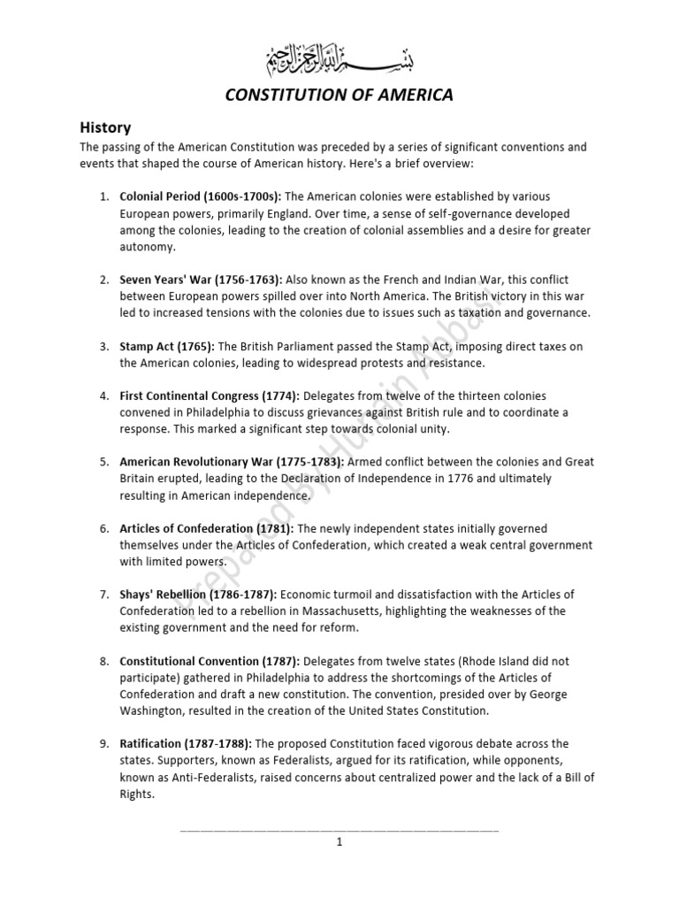 Constitutional US | PDF | Separation Of Powers Under The United States ...