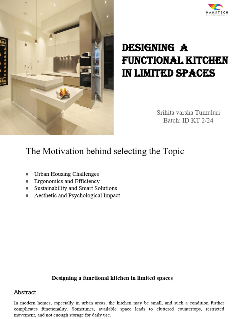 Functional Kitchen Design for Small Spaces | PDF | Countertop | Kitchen