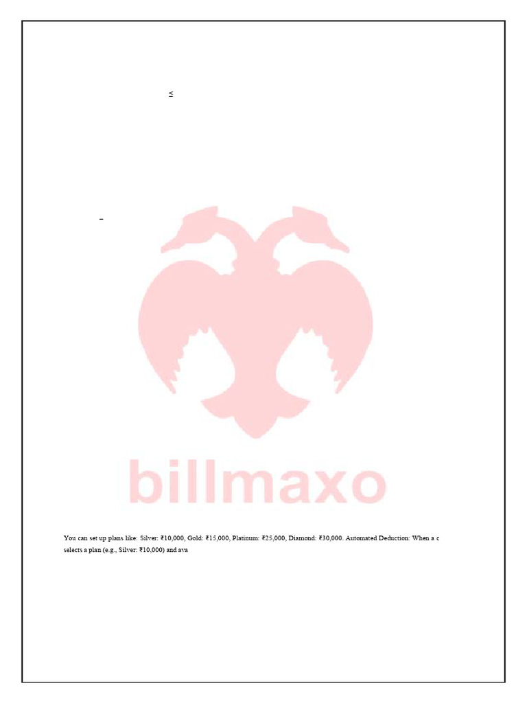 Billmaxo Standard Features | PDF | Invoice | Point Of Sale
