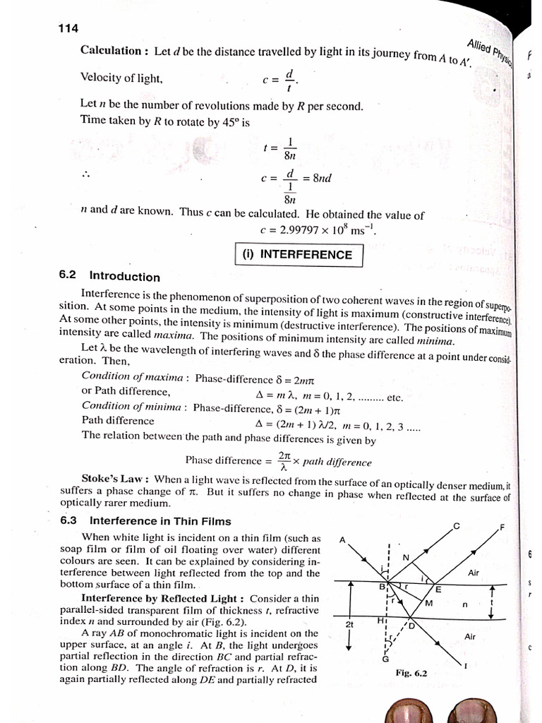 Allied Physics Interference | PDF