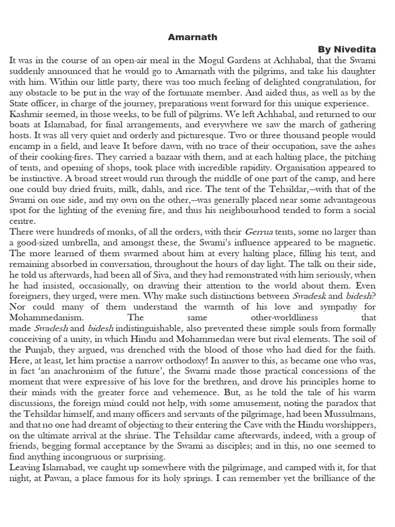 Amarnath TEXT | PDF